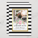 Search for stripes graduation invitations Classic