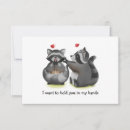 Search for raccoon valentines day cards For her