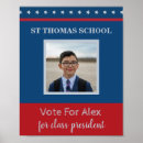 Search for school president posters Election