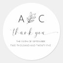 Search for typographic stickers Black and white