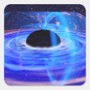 Search for black hole stickers Outer space
