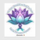 Search for depression ribbon stickers Mental health awareness