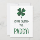 Search for paddy invitations Party