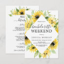 Search for sunflower hens party invitations Bachelorette