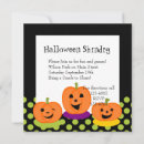 Search for square halloween invitations Jack o lantern