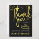 Search for 50th anniversary thank you cards Typography