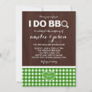 Search for bbq wedding invitations I do bbq