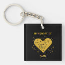 Search for one heart key rings In loving memory