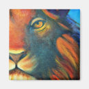 Search for lion portrait magnets Wildlife