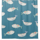 Search for whale shower curtains Illustration