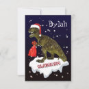 Search for dinosaur christmas cards Santasaurus