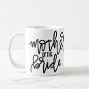 Search for mother of the bride mugs Hand lettering