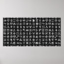 Search for ancient symbols posters Pattern