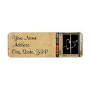 Search for wood heart return address labels Vintage