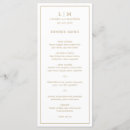 Search for wedding menus Elegant