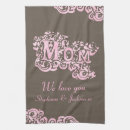 Search for mothers day tea towels We love you