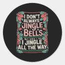 Search for jingle bells stickers Santa