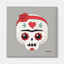 Search for sugar skull magnets Frida kahlo