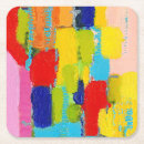 Search for abstract coasters Brush strokes