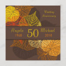 Search for autumn wedding anniversary invitations Fall