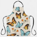 Search for butterfly drawing aprons Seamless