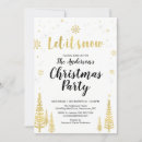 Search for cocktail christmas invitations Gold