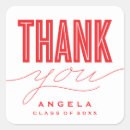 Search for red and white graduation stickers Minimalist