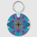 Search for stained glass key rings Geometric