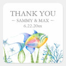 Search for fish baby shower stickers Thank you