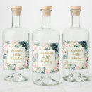 Search for liquor bottle labels Flowers