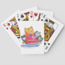 Search for orange cat playing cards Cute