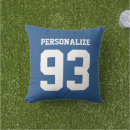 Search for football team cushions Jersey number