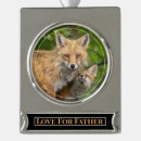 Search for silver fox christmas tree decorations Animals