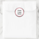 Search for red metallic stickers Business