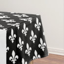 Search for fleur de lis tablecloths French symbol