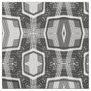 Search for black white geometric fabric Retro