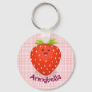 Search for strawberries key rings Kawaii