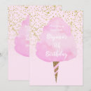 Search for cotton candy invitations Glitter