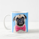 Search for pug bow mugs Puppy