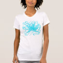 Search for creatures of the deep tshirts Blue