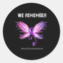 Search for purple ribbon stickers International