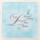 Search for live laugh love coasters Inspirational