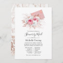 Search for blush floral bridal shower invitations Rose gold