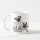 Search for pug cartoon mugs Puggle