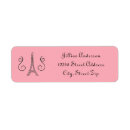 Search for parisian return address labels Pink