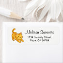 Search for striped return address labels Cartoon