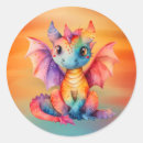 Search for rainbow dragon stickers Baby shower