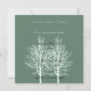 Search for white tree invitations Simple