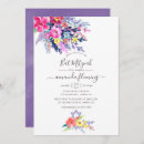 Search for orange bar bat mitzvah invitations Floral