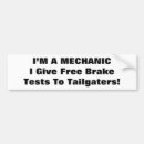 Search for mechanic bumper stickers Humour